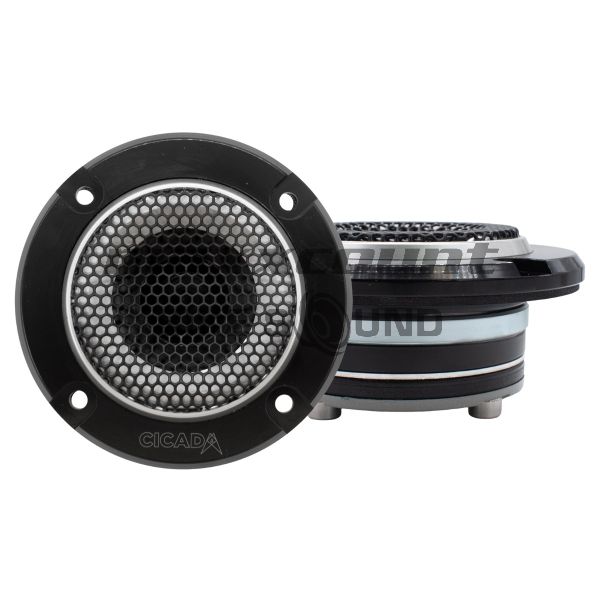 CICADA RR075T 0.75" Ring Radiator Horn Hochtöner 50W RMS, 101dB, 4Ohm, 2kHz - 20Khz, Einbautiefe: 28mm